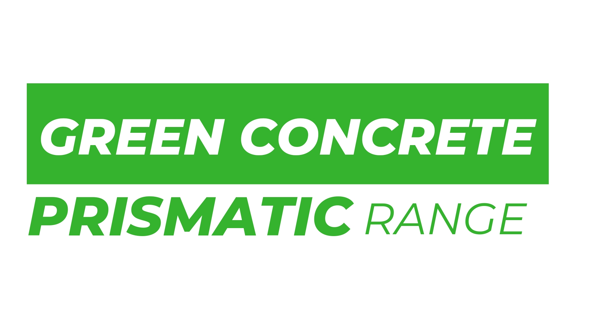 Green Concrete Prismatic Range